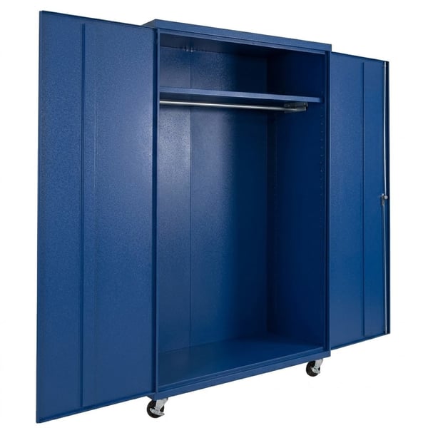 Wardrobe Commercial Storage Cabinet - HCWM482478-4-BL