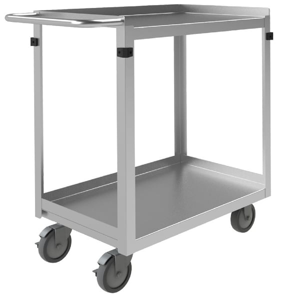 Stainless Steel Shelf Stock Carts - HSRSC1618302FLD5PU