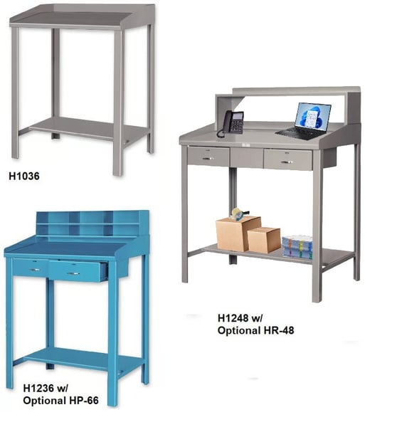 Open Style Shop Desks - H1436