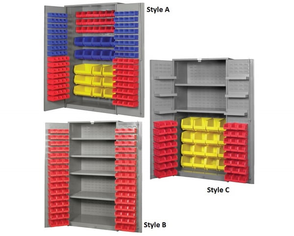 Heavy Duty Bin Storage Cabinets - HDBC60-26-185