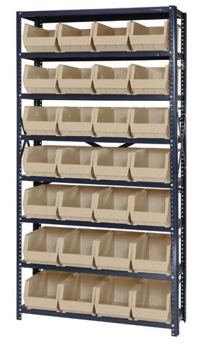 Giant Open Hopper Bin Storage System - HQSBU-240-I
