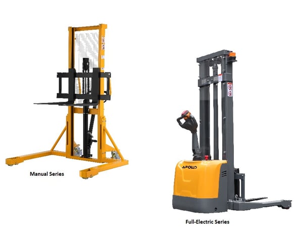 Manual, Semi-Electric & Full Electric Fixed Leg & Straddle Stacker - HA-3012