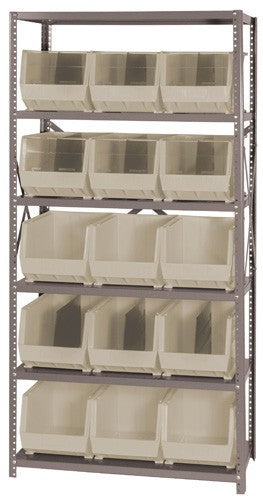 Giant Open Hopper Bin Storage System - HQSBU-260-I