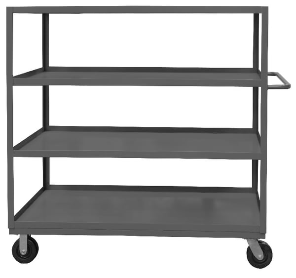 2 / 3 / 4 / 5 Shelf Stock Carts - HRSC-2436-4-3K-95
