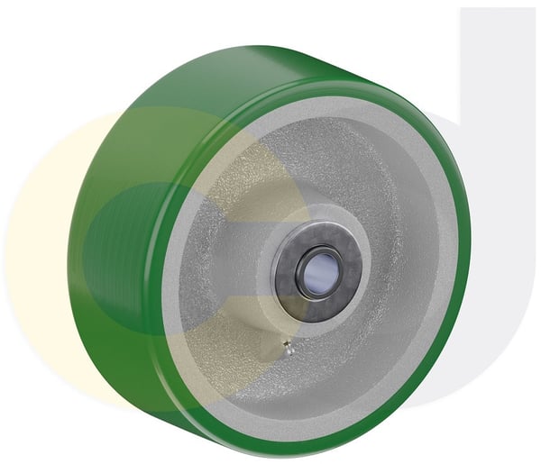 CasterDepot Top Plate Casters - Poly On Cast Iron Wheel - Capacities Up To 3500 Lbs. - HW003.8F2.cd