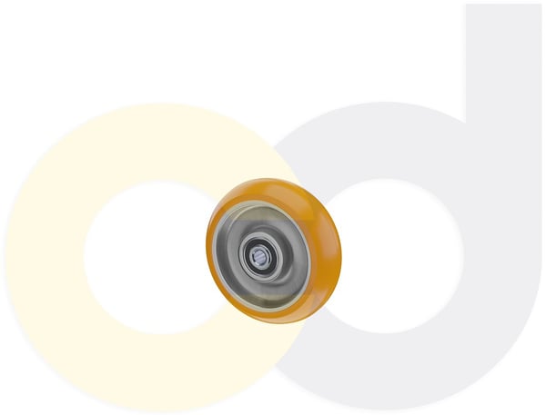 CasterDepot Top Plate Casters - Poly On Aluminum Wheel - Capacities Up To 350 Lbs. - HW020.568