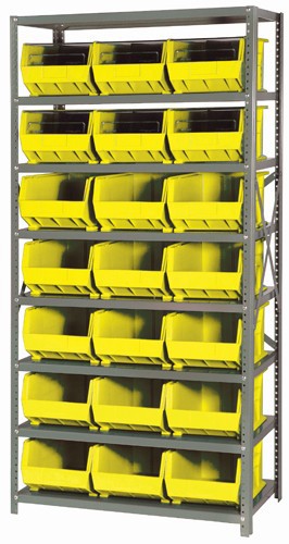 Giant Open Hopper Bin Storage System - HQSBU-255-Y
