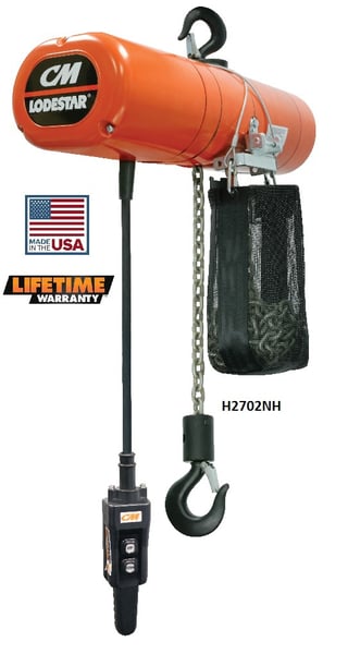CM LODESTAR Electric Chain Hoist - H3515NH