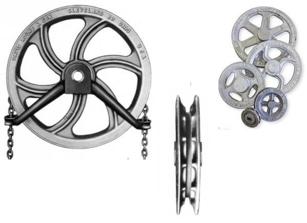 David Round Chain Sheaves & Load Wheels Optional Chain Guide - H33070