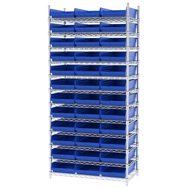 Shelf Bin Wire Systems - HAWS183630178-B