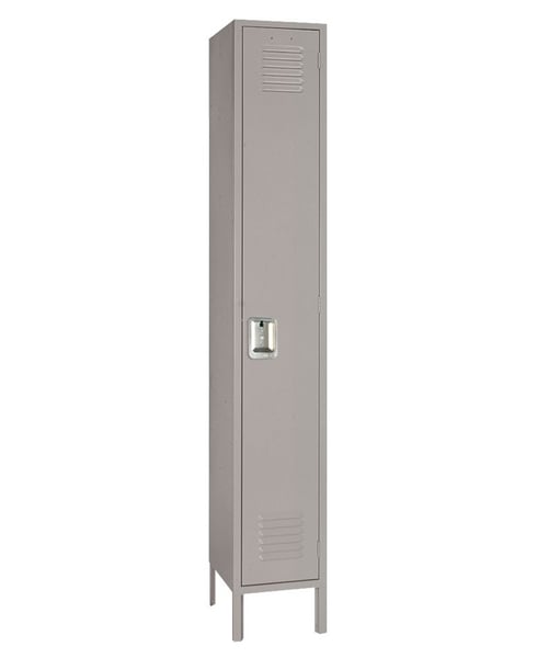 Single Tier Steel Lockers - H5032SU-GRAY