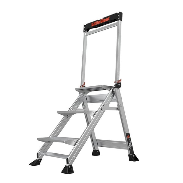 Little Giant® Jumbo Step Safety Stepladder - H11903