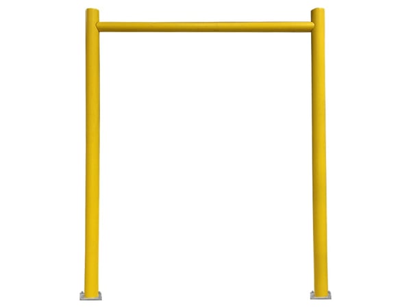 Goal Post Guardrail - HGP-YL-96-96-PLATED