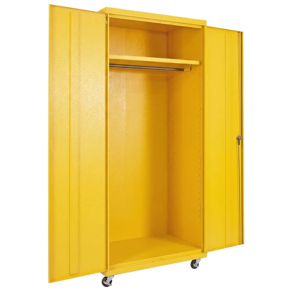 Wardrobe Commercial Storage Cabinet - HCWM362478-4-YL
