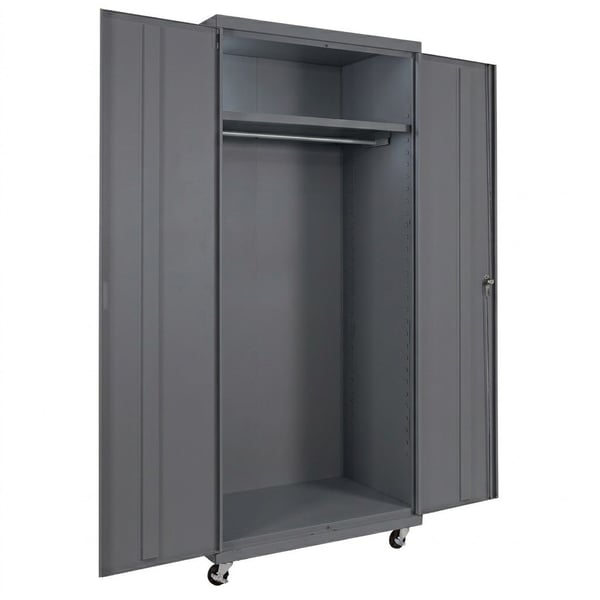 Wardrobe Commercial Storage Cabinet - HCWM362478-4-GY