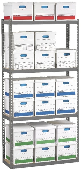 Tennsco Record Archive Shelving - HZA421584-4D