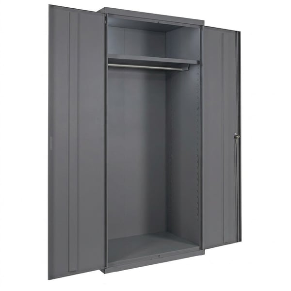 Wardrobe Commercial Storage Cabinet - HCW362478-4-GY