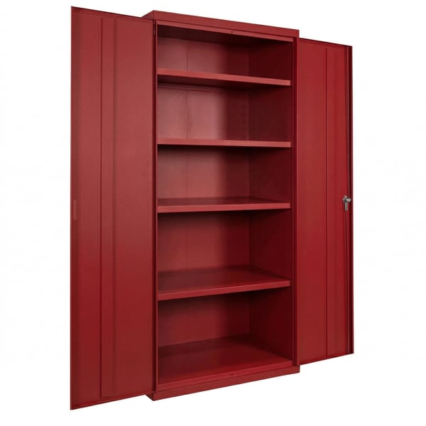 Shelf Commercial Storage Cabinets - HC362478-4-RD