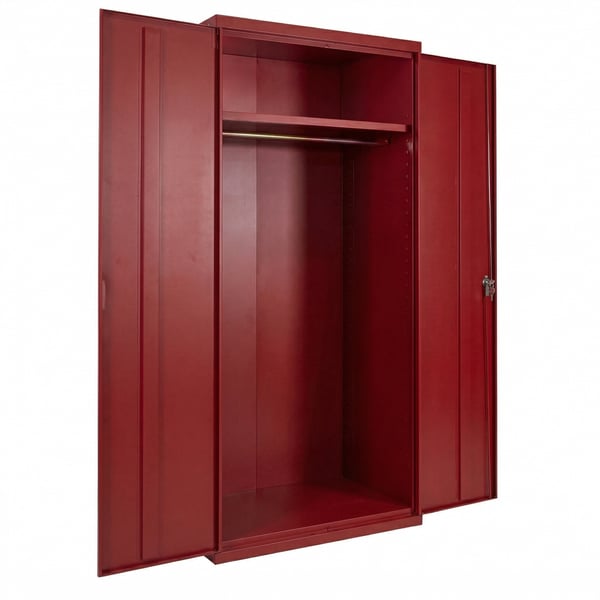 Wardrobe Commercial Storage Cabinet - HCW362478-4-RD