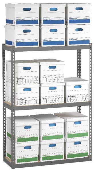 Tennsco Record Archive Shelving - HZA421560-3D