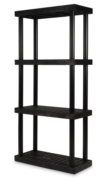 Dura-Shelf® Plastic Bulk Shelving - HS3616X4