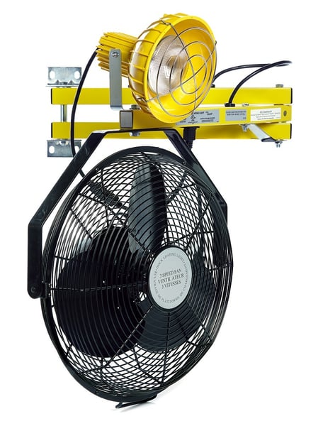 Loading Dock Fans And Fan/Light Combo - HFANDL40-P