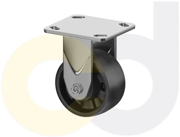 CasterDepot Top Plate Casters - Glass-Filled Nylon Wheel- Capacities Up To 1250 Lbs. - HC016.83C