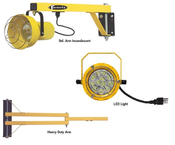 Modular Loading Dock Lights And Arms - HDKLED-30W-SP