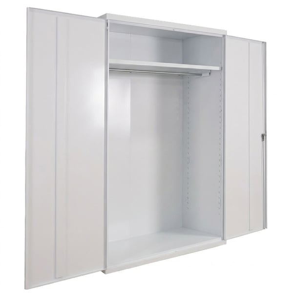 Wardrobe Commercial Storage Cabinet - HCW482478-4-WH