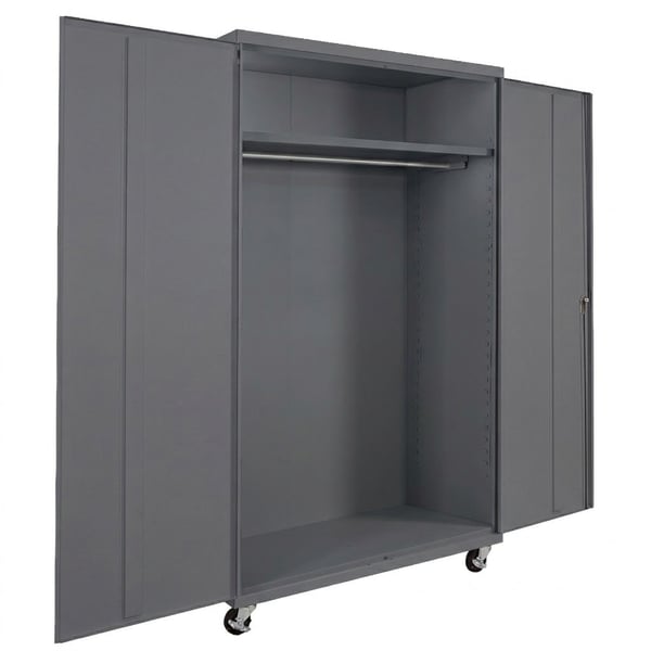 Wardrobe Commercial Storage Cabinet - HCWM482478-4-GY