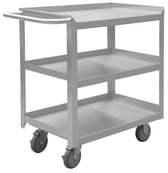 Stainless Steel Shelf Stock Carts - HSRSC1630603FLD5PU