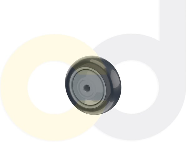 CasterDepot Top Plate Casters - Thermo-Urethane Wheel - Capacities Up To 350 Lbs. - HW003.563