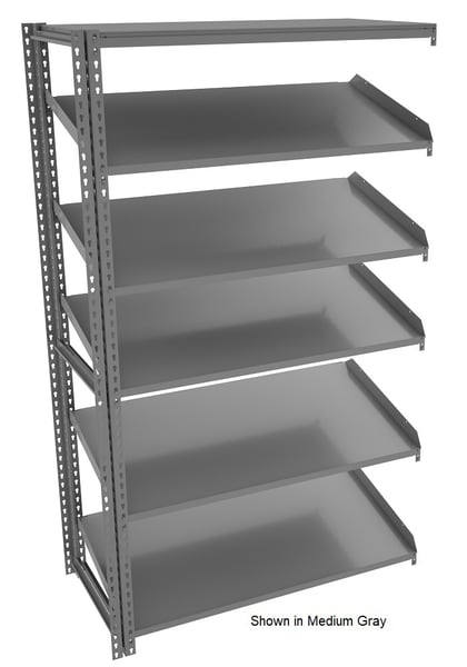 Tennsco Sloping Shelf Units - HZT7-4824A-5-SA