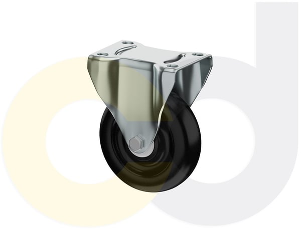 CasterDepot Top Plate Casters - Polyolefin Wheel - Capacities Up To 325 Lbs. - HC015.BC9