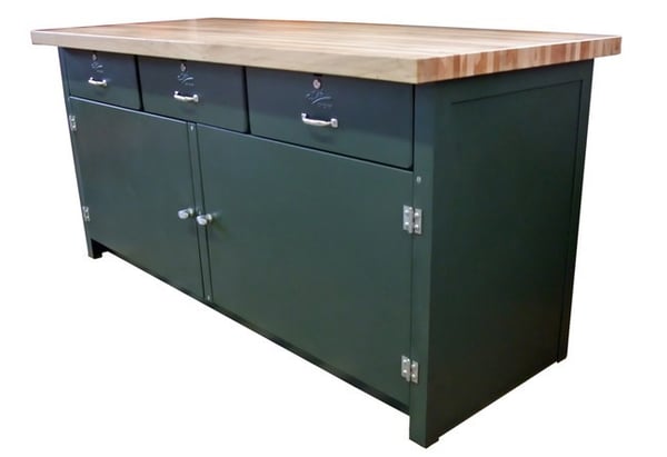 Three Drawer Cabinet Workbench - H163-630-35