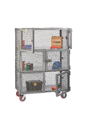 6 Door Mobile Storage Locker - HSC2-6D-2448-6PY