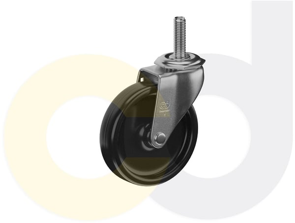 CasterDepot Threaded Stem Casters - Polyolefin Wheel - Capacities Up To 120 Lbs. - HC003.337
