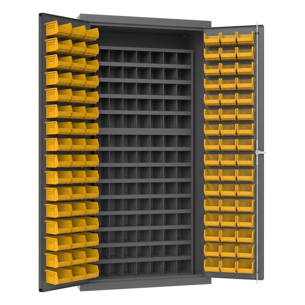 36" Wide Small Parts Storage & Security Cabinets - H3501-DLP-72/40B-96-95