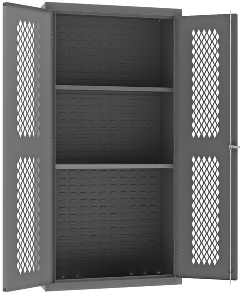 Heavy Duty Ventilated Cabinets With Adjustable Shelves - HEMDC-361872-2S-95
