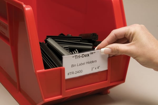 Aigner Label Holders For Plastic Bins - HTR-1754