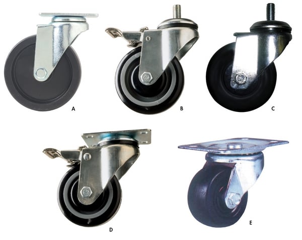 Light-Duty Casters - HE23-3-PH