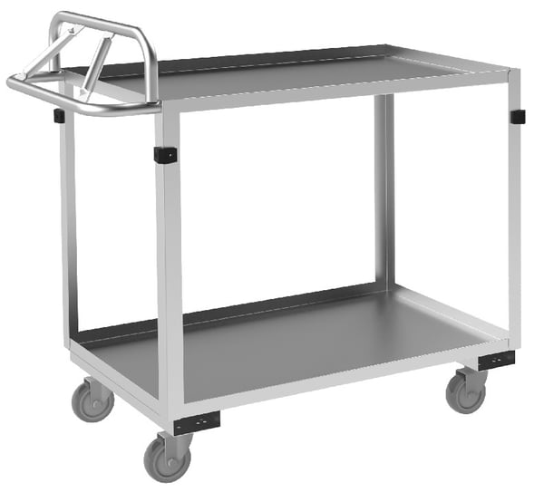 Stainless Steel Shelf Stock Carts - HSRSC2022362ALU4PU