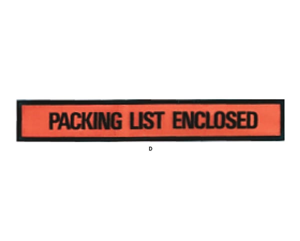 Packing List Envelopes - H24BL