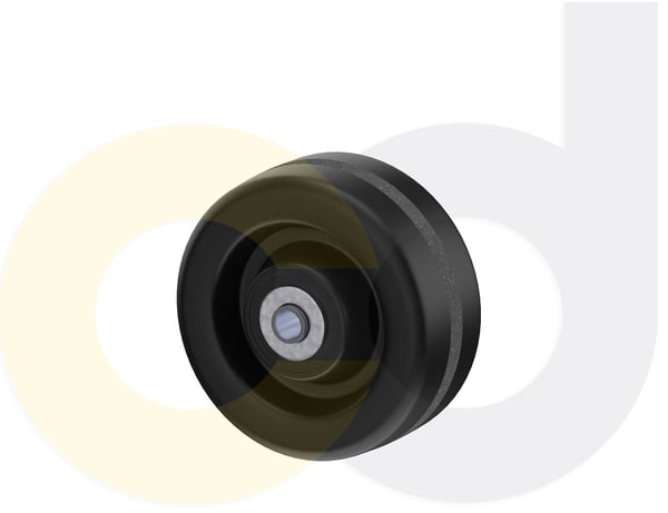 CasterDepot Top Plate Casters - Phenolic Wheel - Capacities Up To 1250 Lbs. - HW003.48F