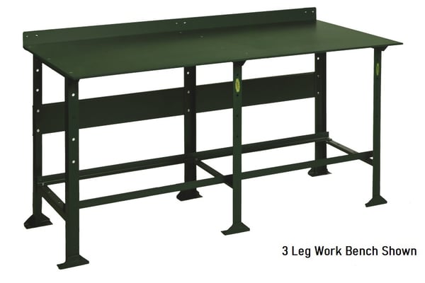 3/8" Steel Plate Top Extra Heavy Duty Workbench - H152-530-32
