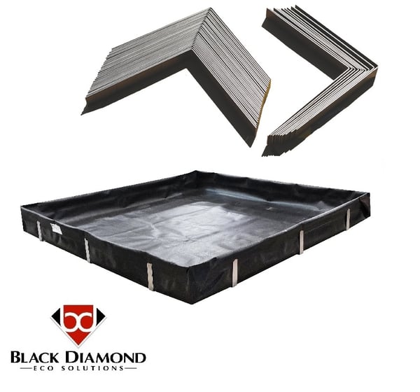 Aluminum L-Bracket Spill Berm - HBD-1020-AL-L