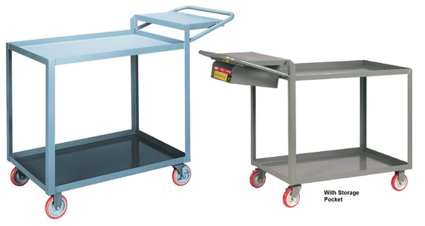 All-Welded Order Picking Truck - HLGL-2436-WS-P-BK
