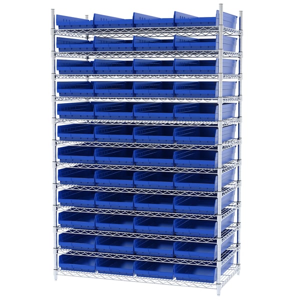 Shelf Bin Wire Systems - HAWS244830174-B