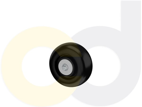 CasterDepot Top Plate Casters - Polyolefin Wheel - Capacities Up To 325 Lbs. - HW003.566