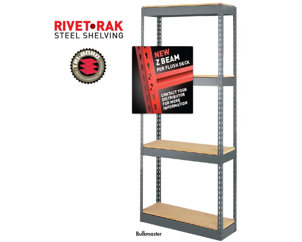 Rivet-Rak™ Steel Shelving - Bulkmaster - H84-3660-4